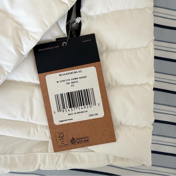 NWT the North Face stretch down hoodie women’s jacket (size 
 XS) - Picture 3 of 4